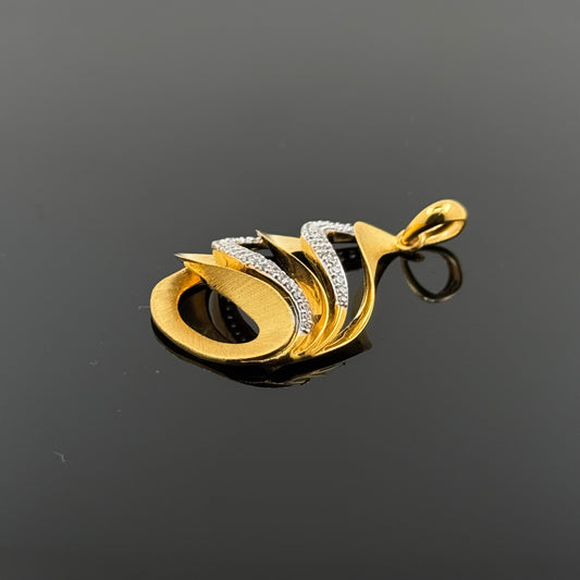 22K Solid Gold Fancy Pendants P605