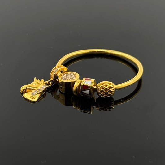 22K Solid Gold Fancy Pendants P614