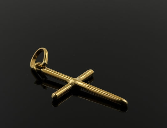 21K Solid Gold Christian Pendants P63