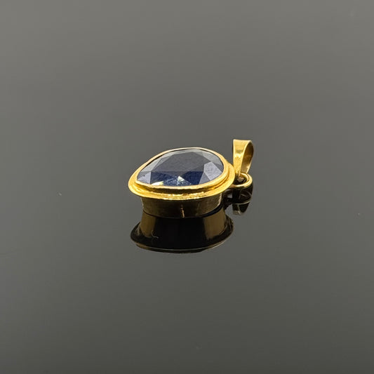 18K Solid Gold Fancy Pendants P632