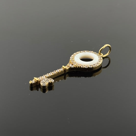 18K Solid Gold Fancy Pendants P633