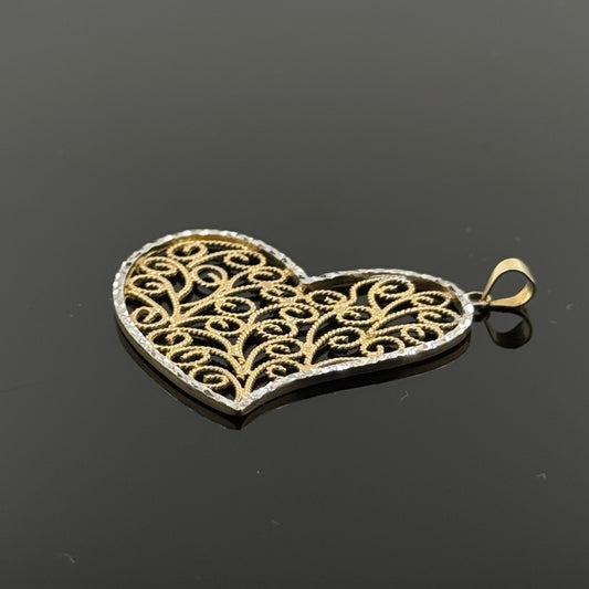 10K Solid Gold Fancy Pendants P636