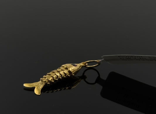 22K Solid Gold Fancy Pendants P644