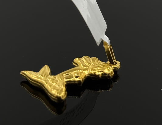 22K Solid Gold Fancy Pendants P650
