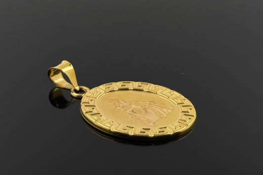21K Solid Gold Christian Pendants P68