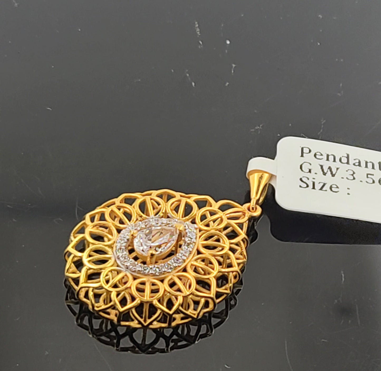 22K Solid Gold Fancy Pendants P7