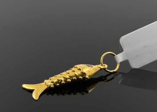 22K Solid Gold Fancy Pendants P700