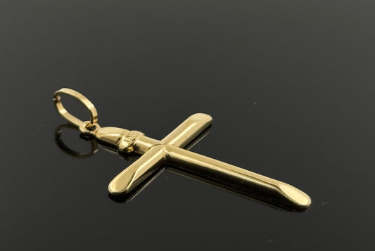 18K Solid Gold Christian Pendants P71