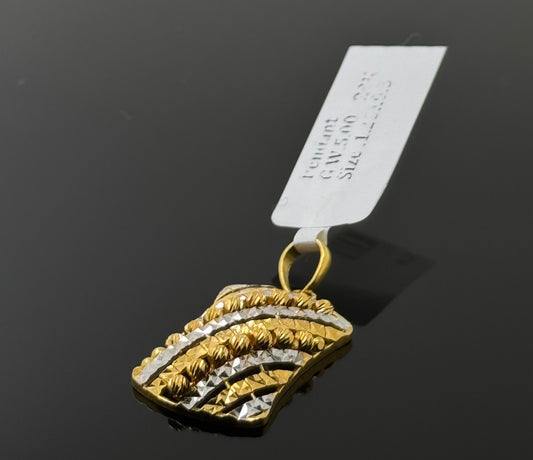 22K Solid Gold Fancy Pendants P712