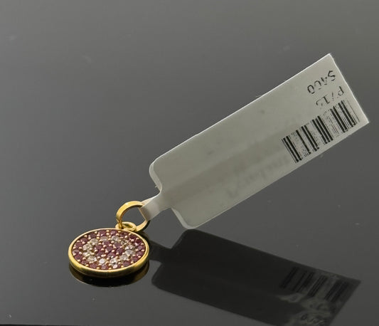 21K Solid Gold Fancy Pendants P715