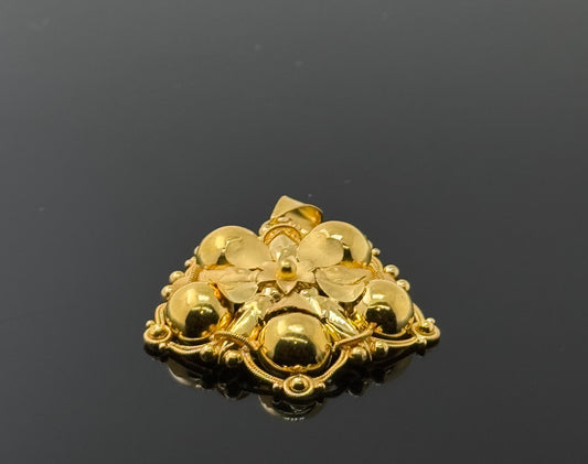 22K Solid Gold Fancy Pendants P726