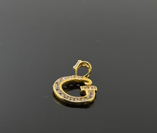 22K Solid Gold Fancy Pendants P727