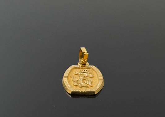 22K Solid Gold Fancy Pendants P735