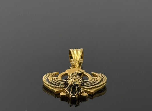 22K Solid Gold Sikh Pendants P737