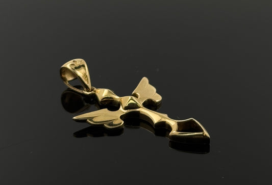 18K Solid Gold Christian Pendants P74