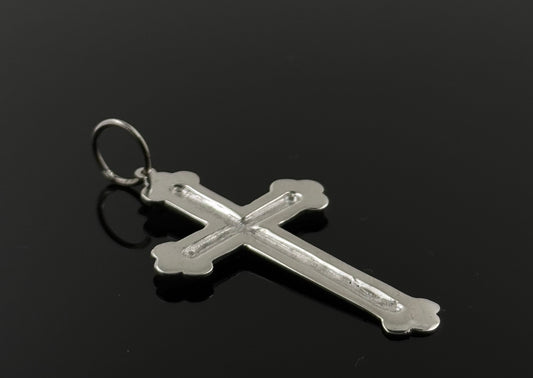 18K Solid Gold Christian Pendants P75