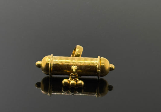 22K Solid Gold Fancy Pendants P750