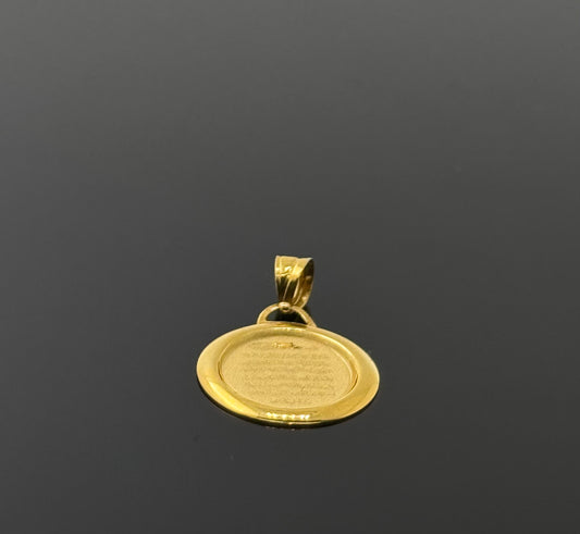 21K Solid Gold Fancy Pendants P754