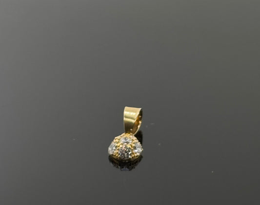18K Solid Gold Fancy Pendants P761