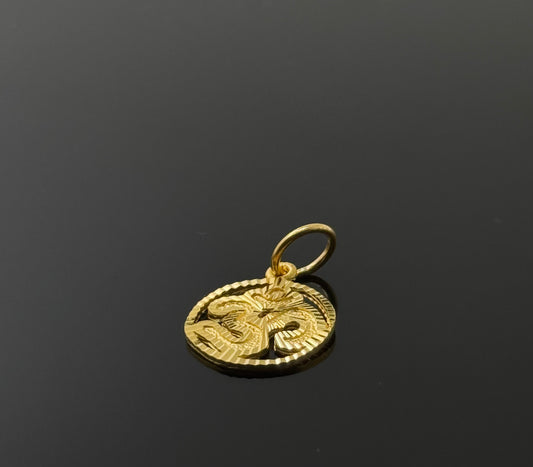 22K Solid Gold Hindu Pendants P766