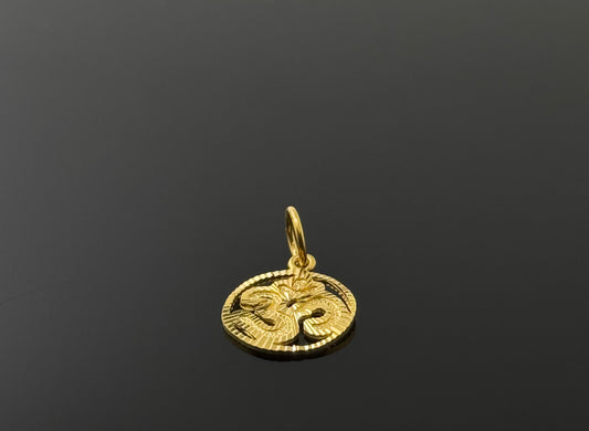 22K Solid Gold Hindu Pendants P768