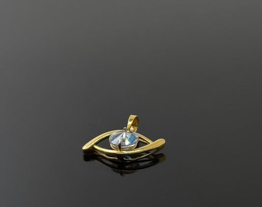 22K Solid Gold Fancy Pendants P773