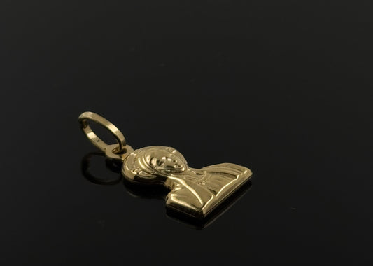 18K Solid Gold Christian Pendants P78