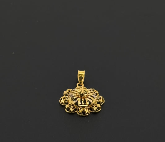 22K Solid Gold Fancy Pendants P794