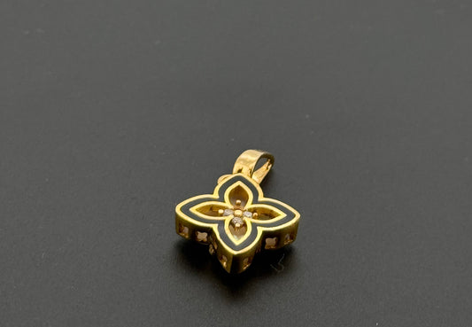 22K Solid Gold Fancy Pendants P802