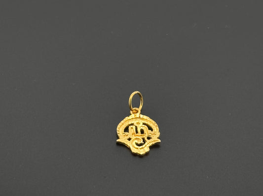 22K Solid Gold Hindu Pendants P850