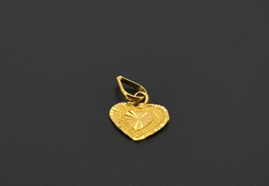 22K Solid Gold Fancy Pendants P852