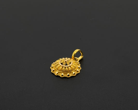 22K Solid Gold Fancy Pendants P873