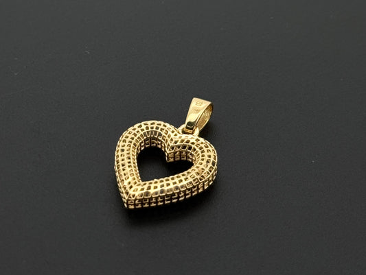 18K Solid Gold Fancy Pendants P884