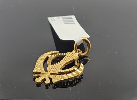 22K Solid Gold Sikh Pendants P9