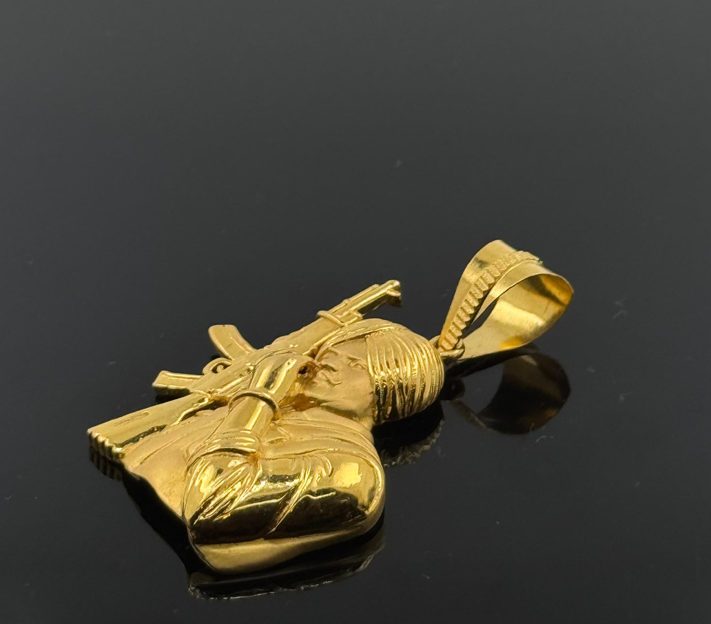 22K Solid Gold Fancy Pendants P92