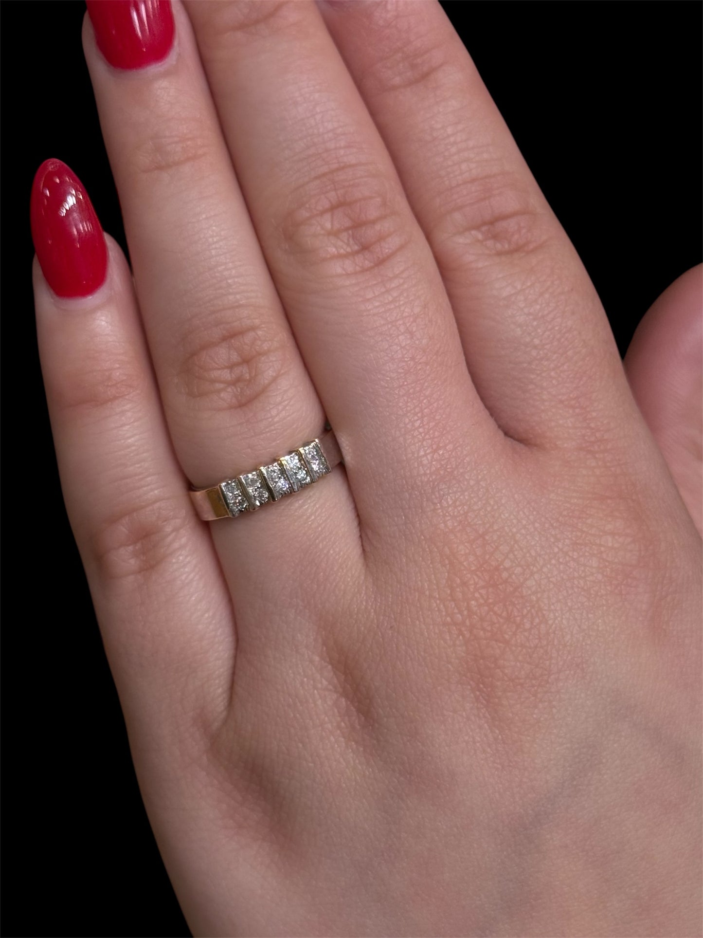 Natural Diamond Band Ring DR60