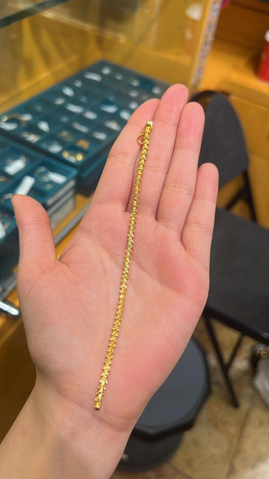 22k gold bracelet