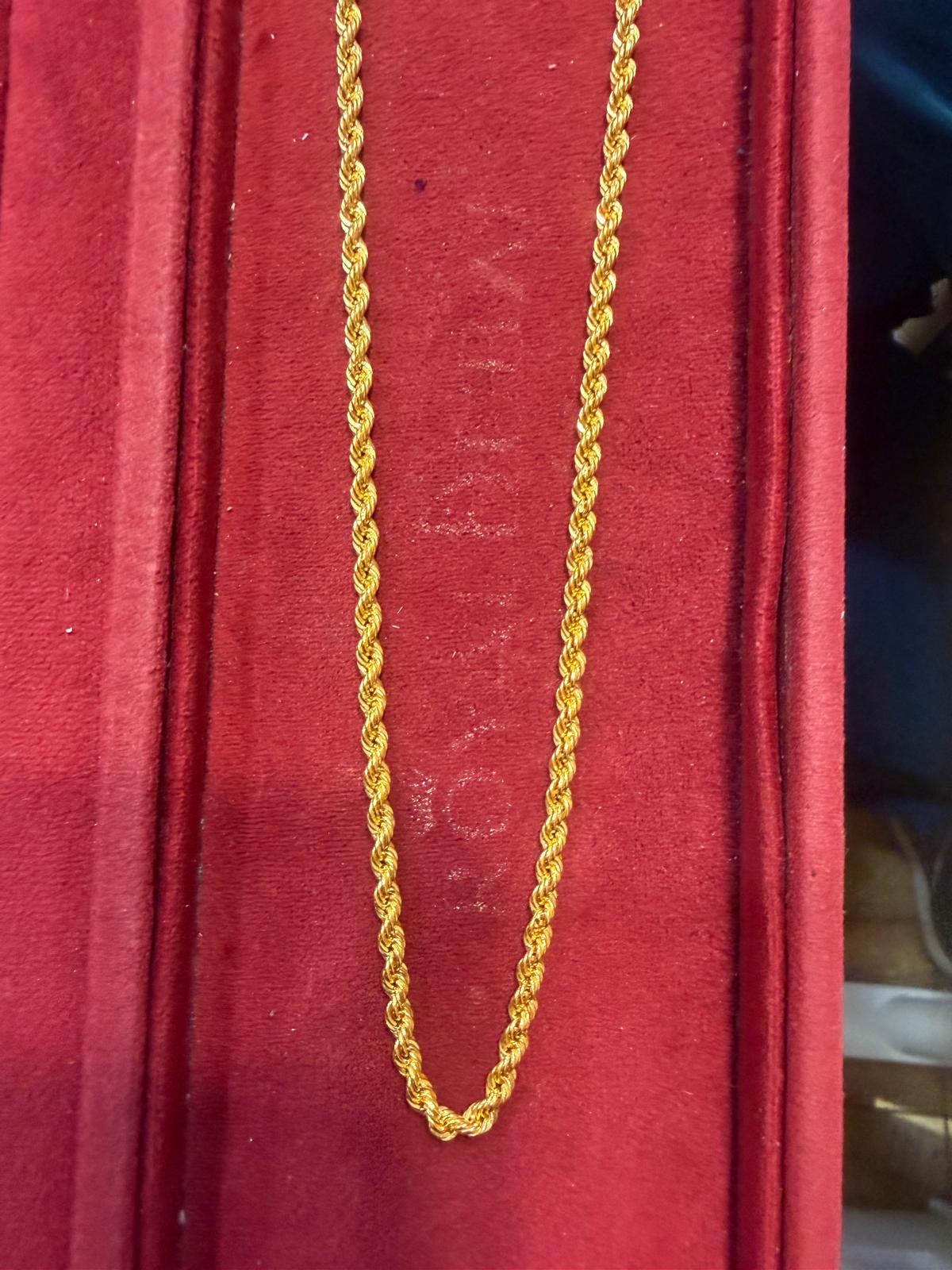 22k gold chain aman-100