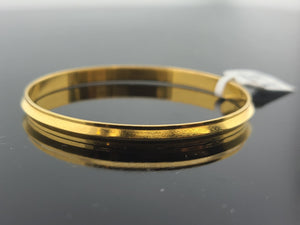 22K Solid Gold Designer Baby Bangle CB1846 - Royal Dubai Jewellers