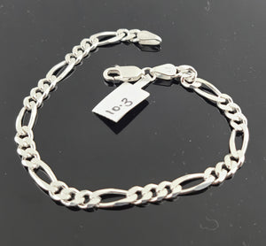 Sterling Silver Men Cuban Link Bracelet SMB10 - Royal Dubai Jewellers