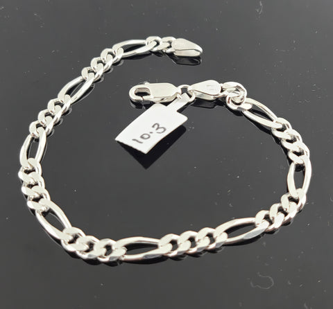 Sterling Silver Men Cuban Link Bracelet SMB10 - Royal Dubai Jewellers