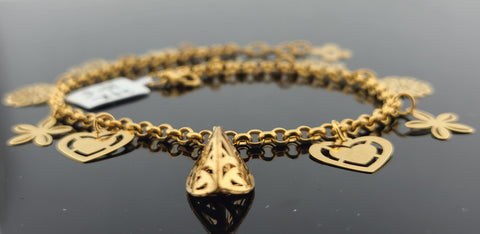 Women's Designer Gold Charm Bracelets