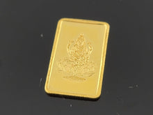 24K Idol Laxmi Solid Gold Bar cn4 - Royal Dubai Jewellers