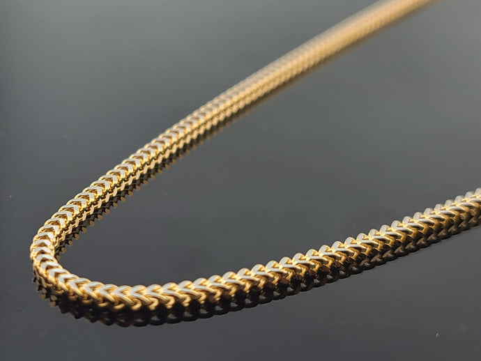 22K Solid Gold Designer Chain C7284 - Royal Dubai Jewellers