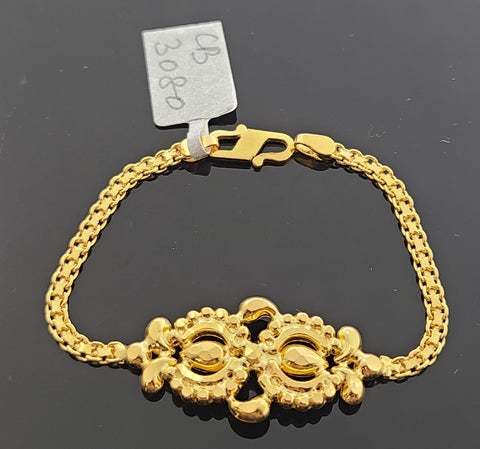 Buy BR Gold Jewelry Dubai Gold Bracelet Gold Color Jewelry for Men 16mm  Wide Chain Handmade Bracelet Jewelry at Amazonin