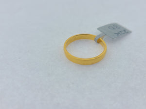 22K Solid Gold Plain Band R9205 - Royal Dubai Jewellers