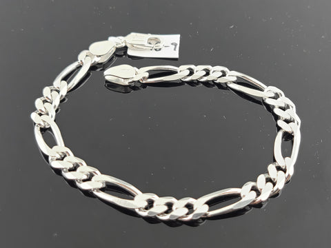 Sterling Silver Men Cuban Link Bracelet SMB9 - Royal Dubai Jewellers