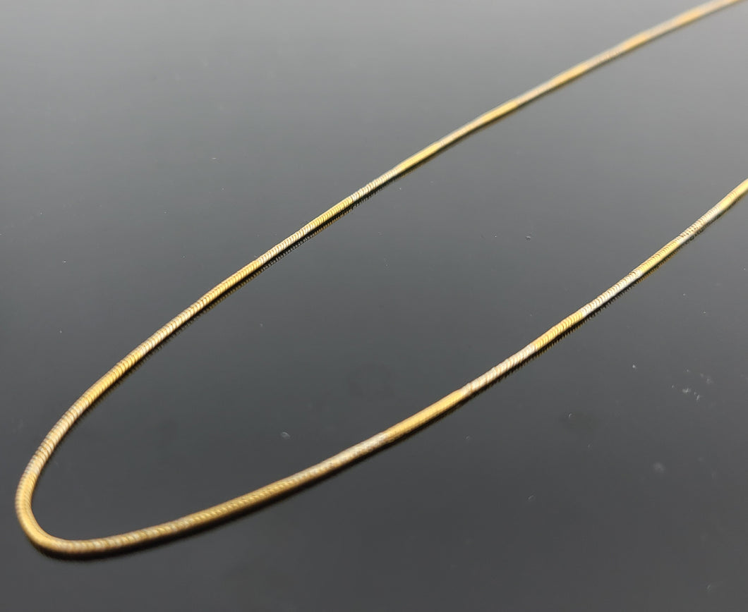 18K Solid Gold Designer Two Tone Chain C1110 - Royal Dubai Jewellers