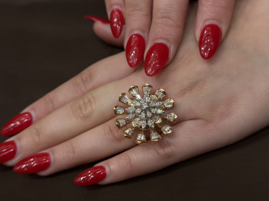 Natural Diamond Cocktail Ring DR359