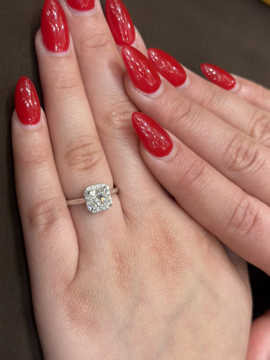 Elegant Cultured Diamond Ring DR5